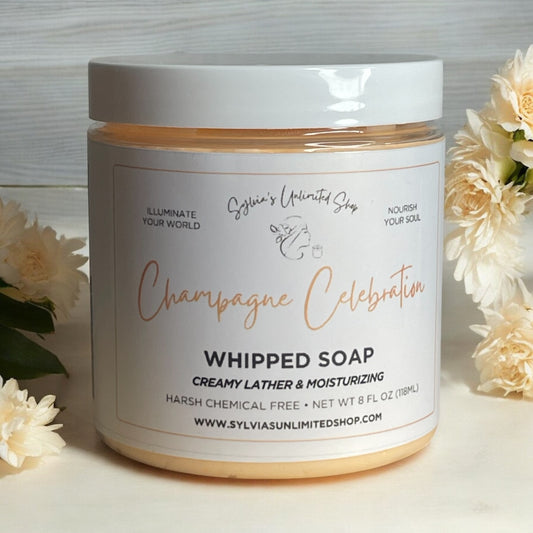 8oz. Champagne Celebration Whipped Soap
