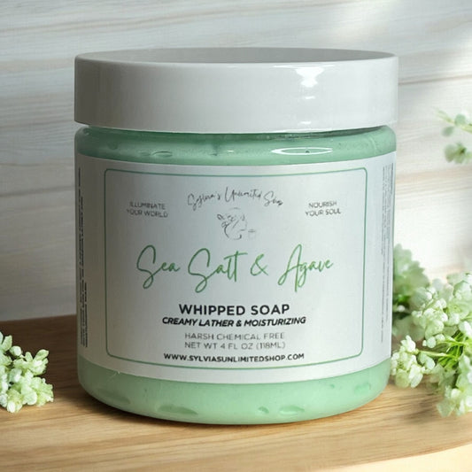 Sea Salt & Agave Whipped Soap