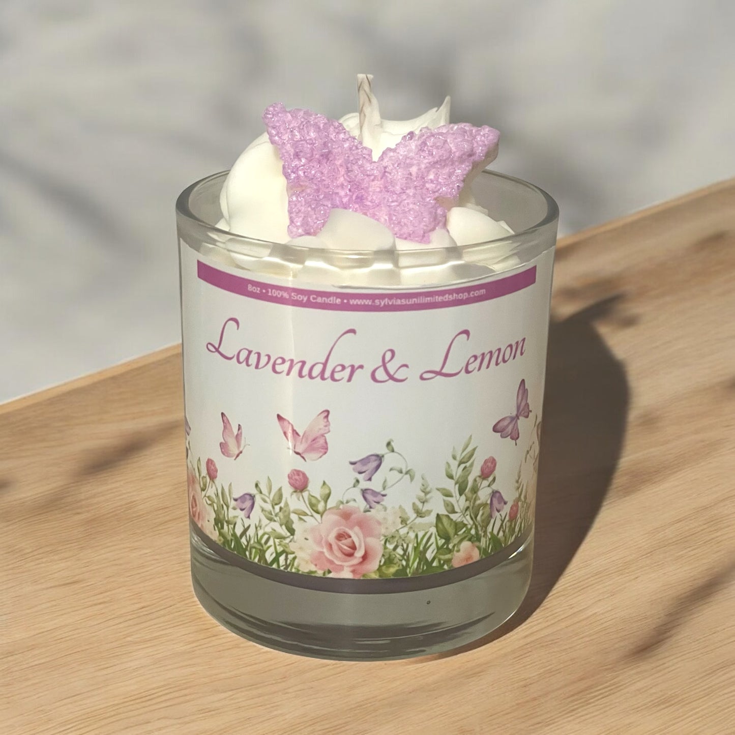 Lavedner Lemon 100% Soy Dessert Candle