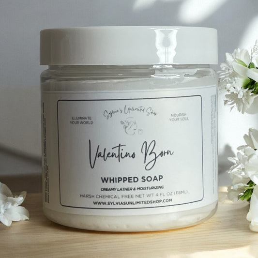 Valentino Born Type Whipped Soap