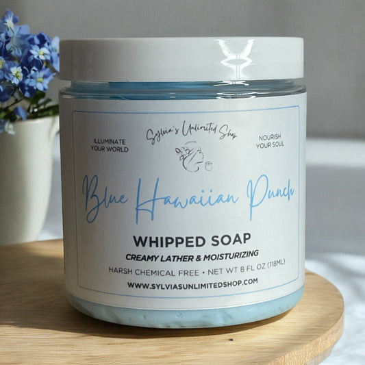 Blue Hawaiian Punch Whipped Soap