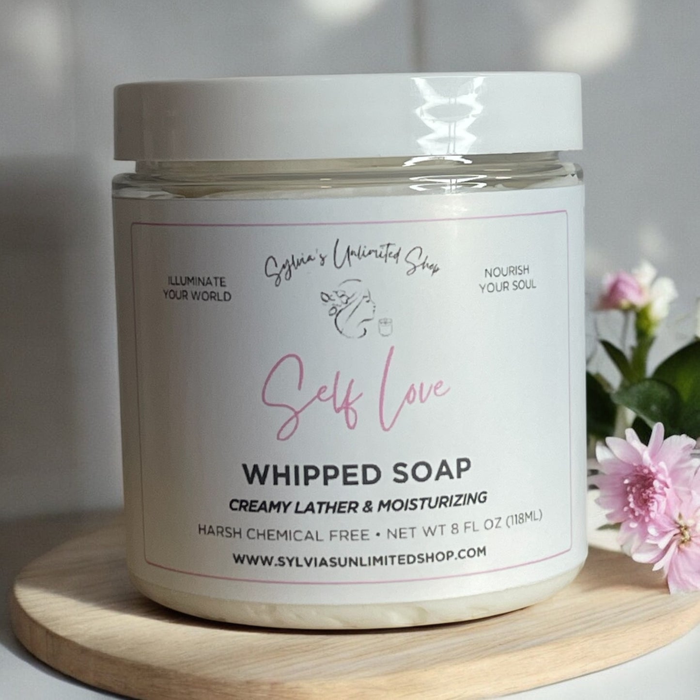 8oz. Self Love Whipped Soap