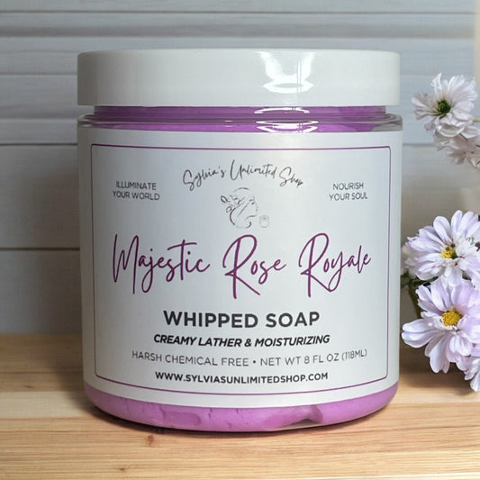 Majestic Rose Royale Whipped Soap