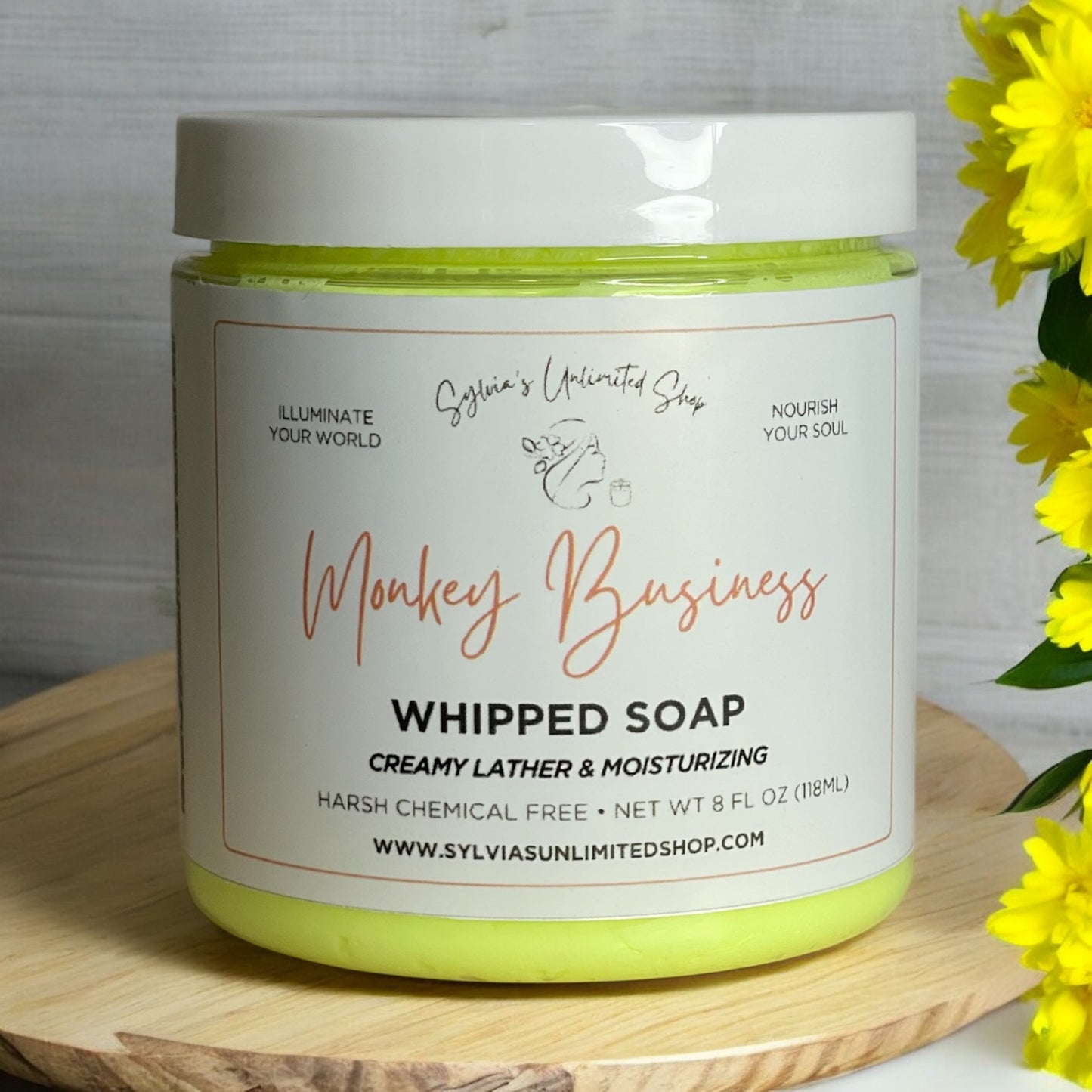 8oz. Monkey Business Whipped Soap