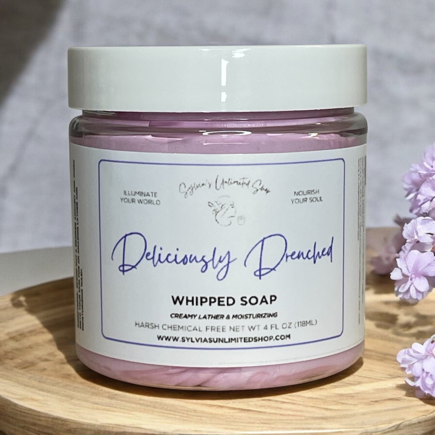 Deliciously Drenched Whipped Soap