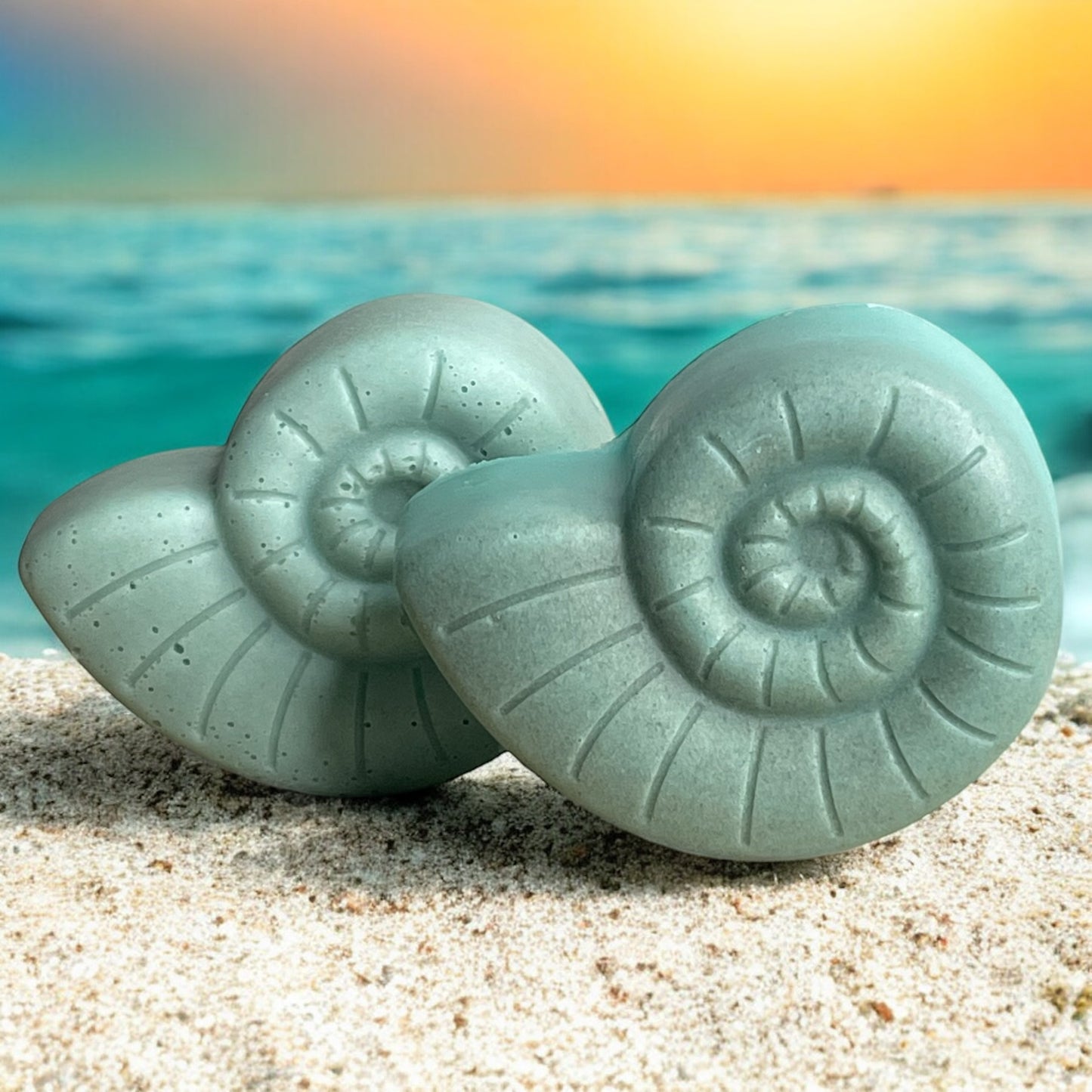 Spiral Seashell Pumice Stone Soap