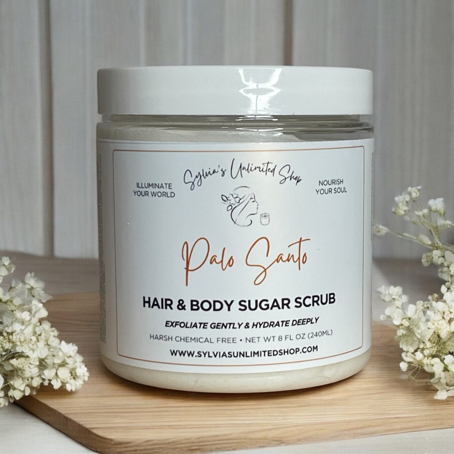 Palo Santo Hair & Body Sugar Scrub