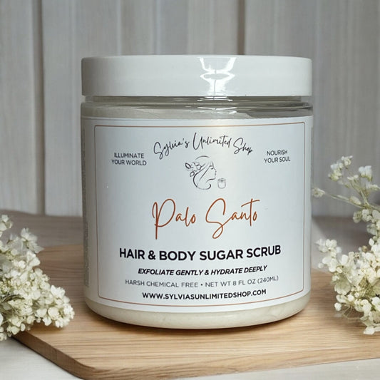 Palo Santo Hair & Body Sugar Scrub