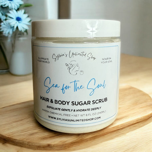 Sea for the Soul Hair & Body Sugar Scrub