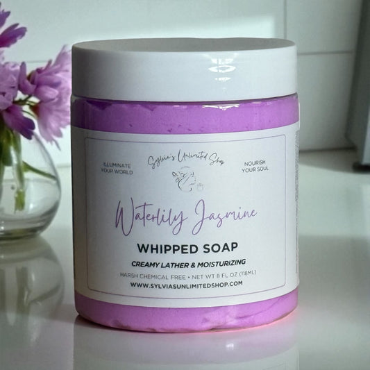 Waterlily Jasmine Whipped Soap