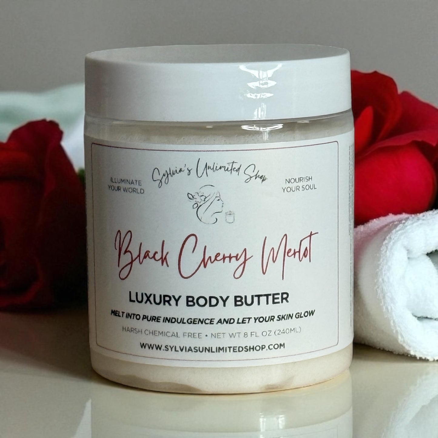 Black Cherry Merlot Hair & Body Sugar Scrub