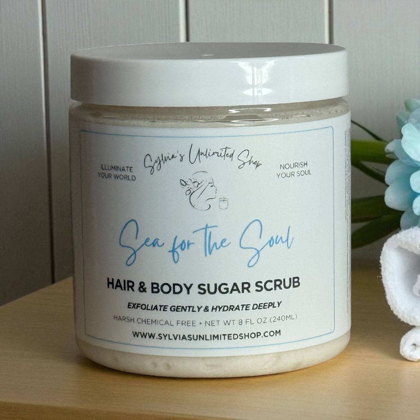 Sea for the Soul Hair & Body Sugar Scrub