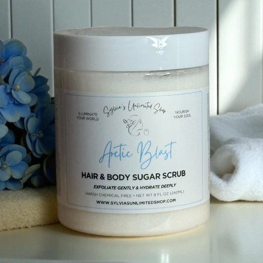 Arctic Blast Hair & Body Sugar Scrub