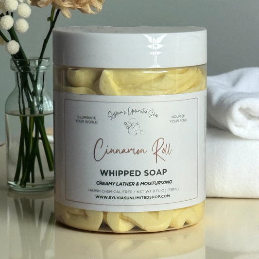 Cinnamon Roll Whipped Soap