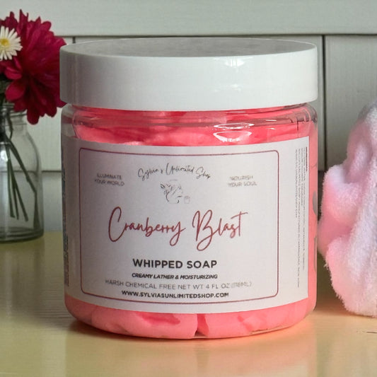 Cranberry Burst Whipped Soap