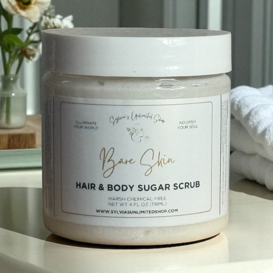 Bare Skin Hair & Body Sugar Scrub