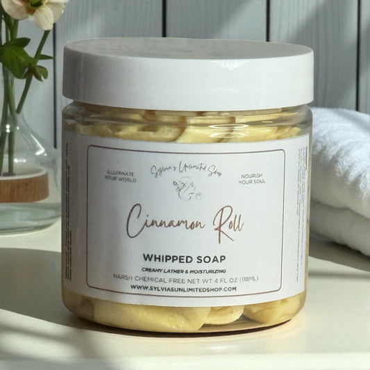 Cinnamon Roll Whipped Soap