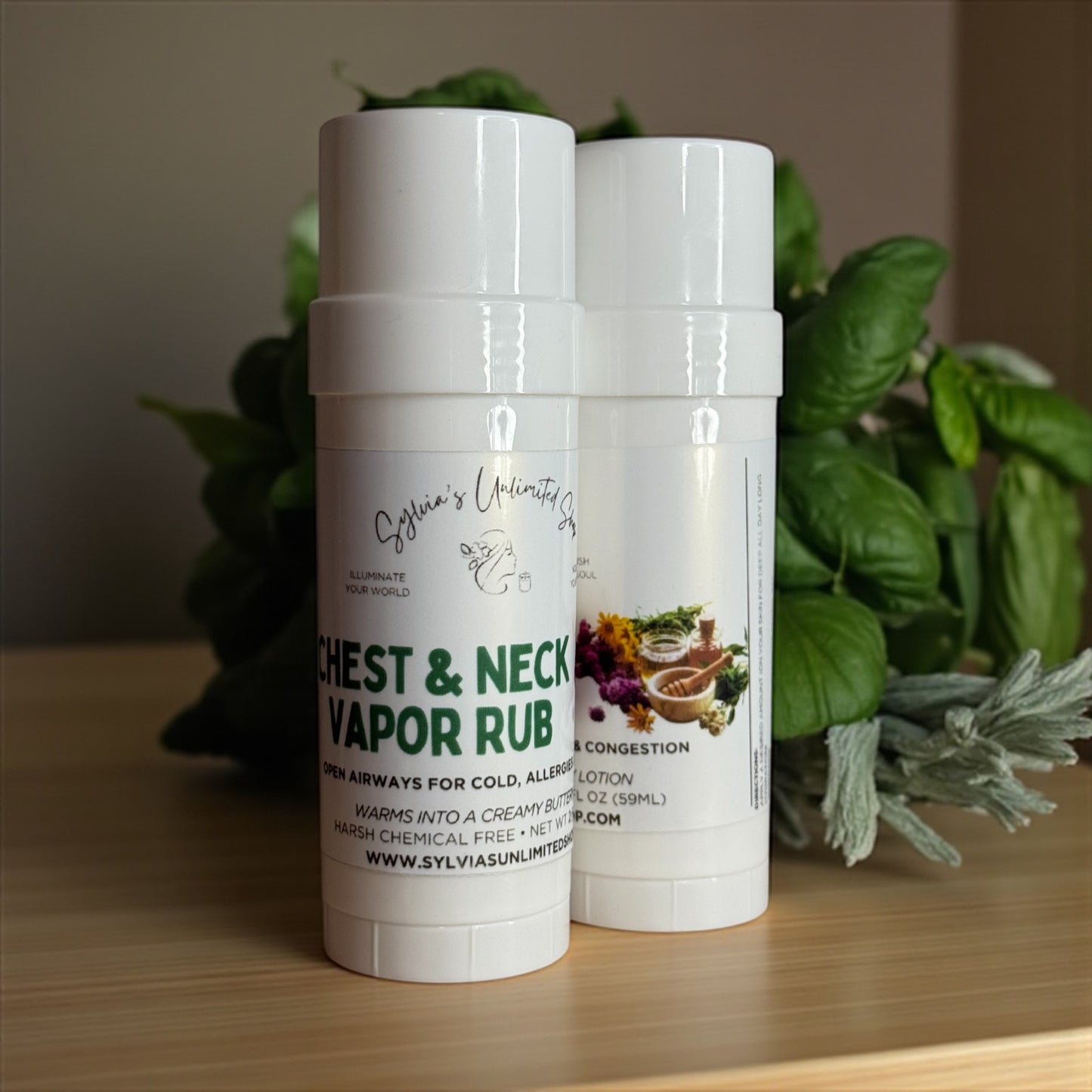 Chest & Neck Vapor Rub Body Glaze Lotion Stick