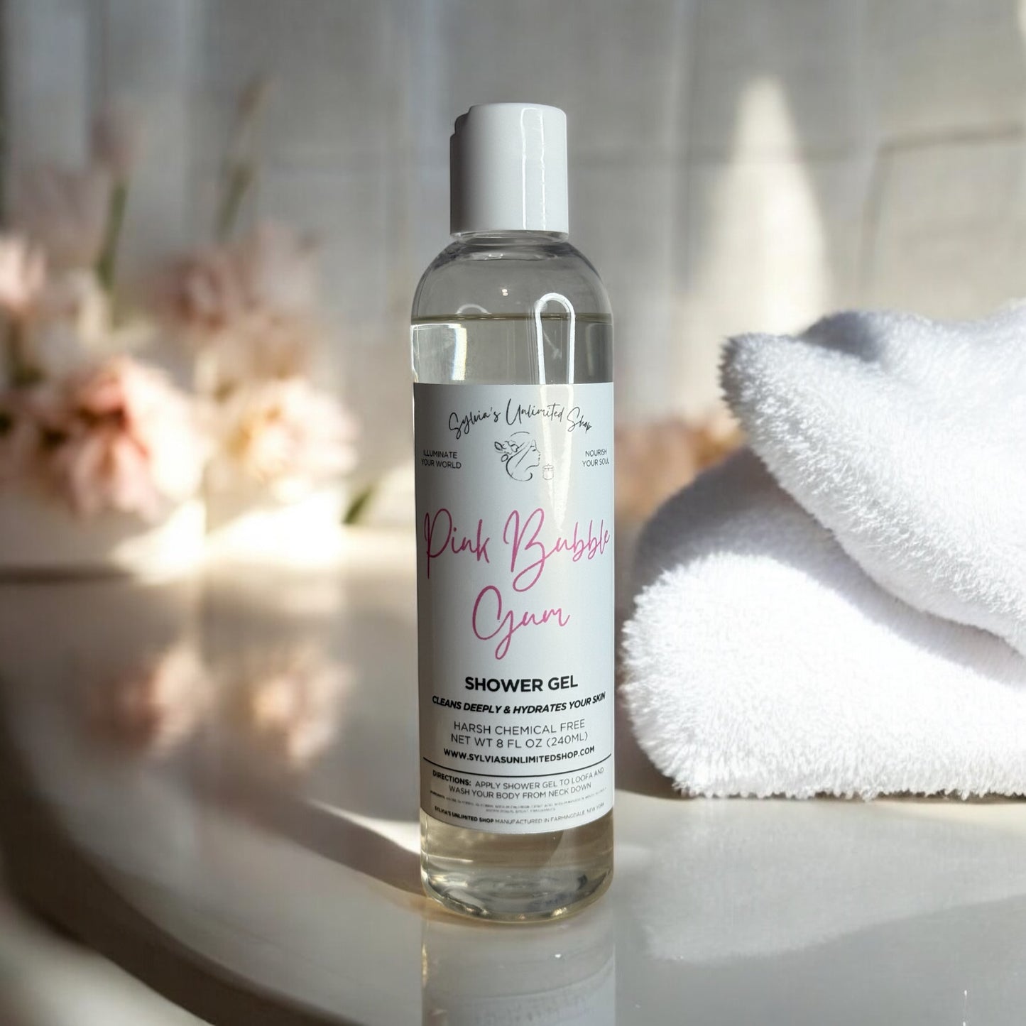 Pink Bubble Gum Shower Gel