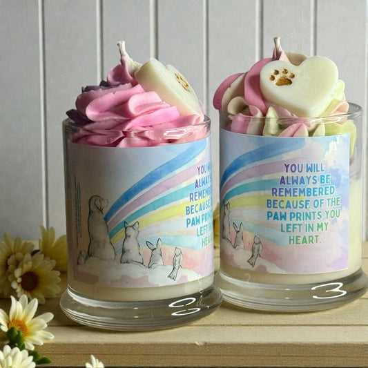 Pet Memorial 100% Soy Candle
