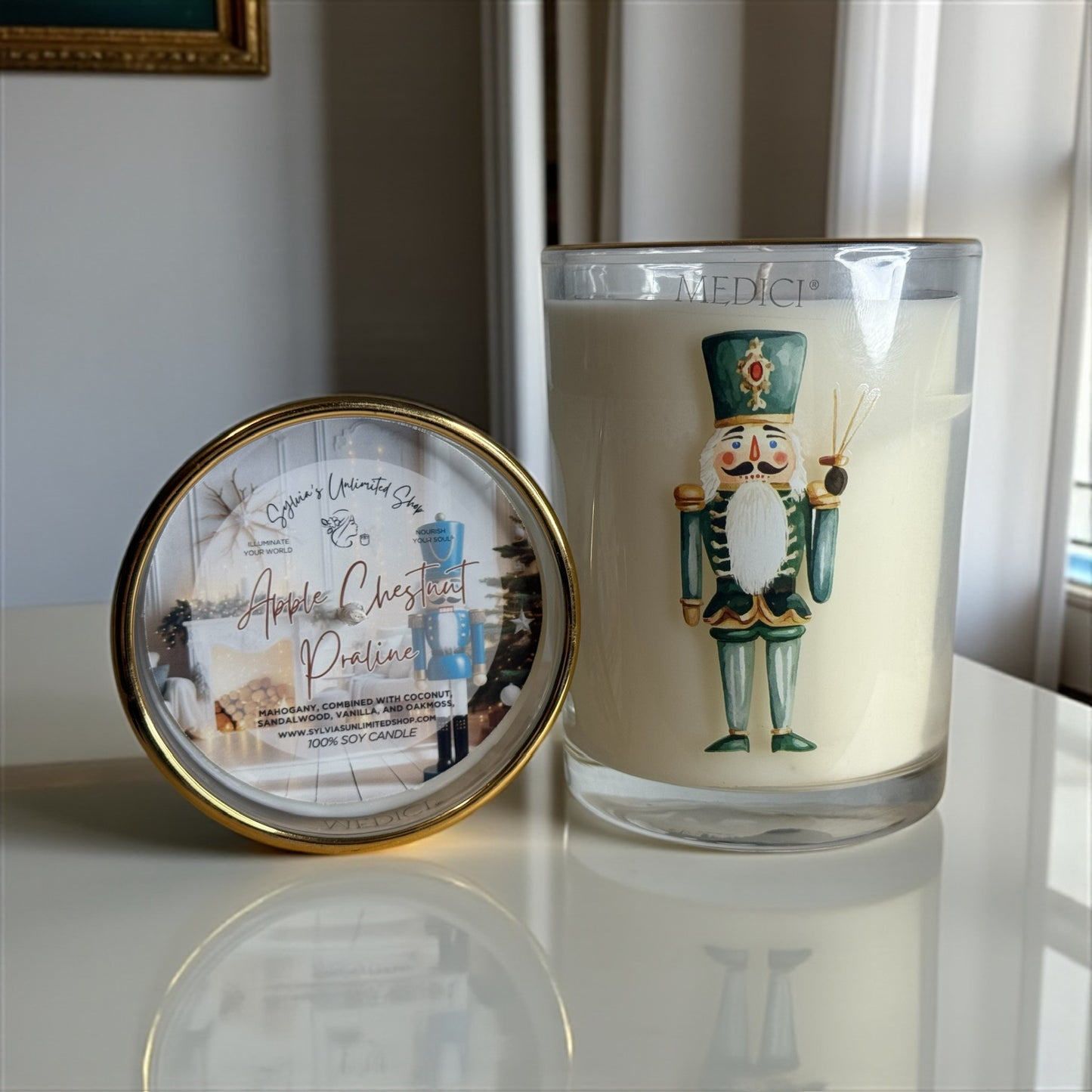 Apple Chestnut Praline 100% Soy Candle
