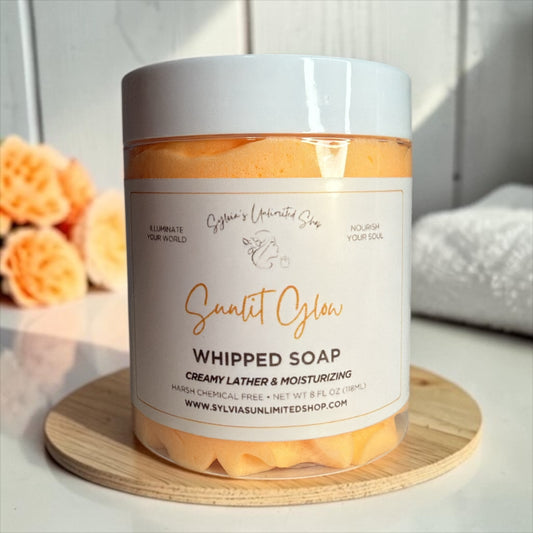 8oz. Sunlit Glow Whipped Soap