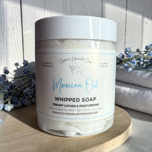 8oz. Moroccan Oil Whipped Soap