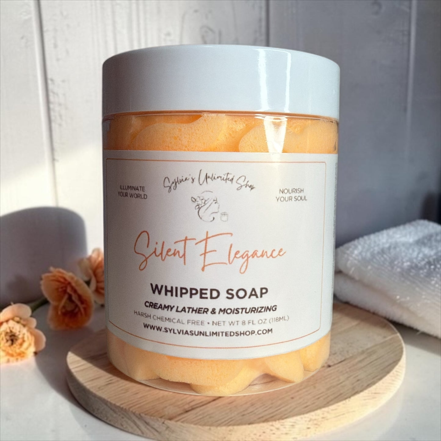 8oz. Silent Elegance Whipped Soap