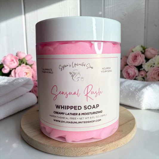 8oz. Sensual Rush Whipped Soap