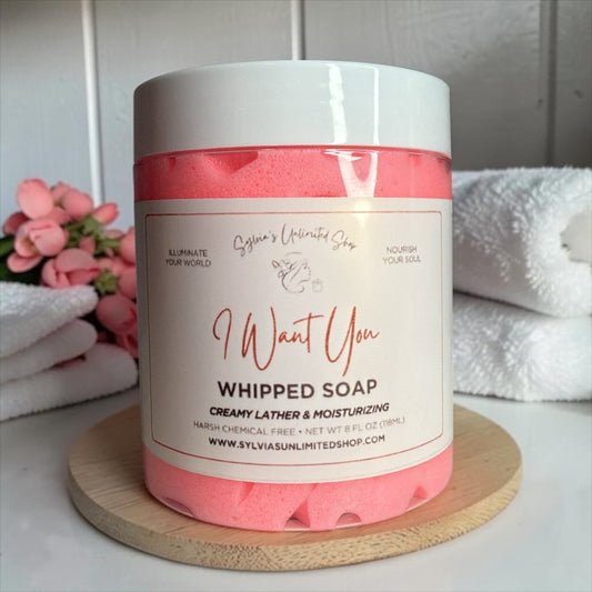 8oz. I Want You Whipped Soap