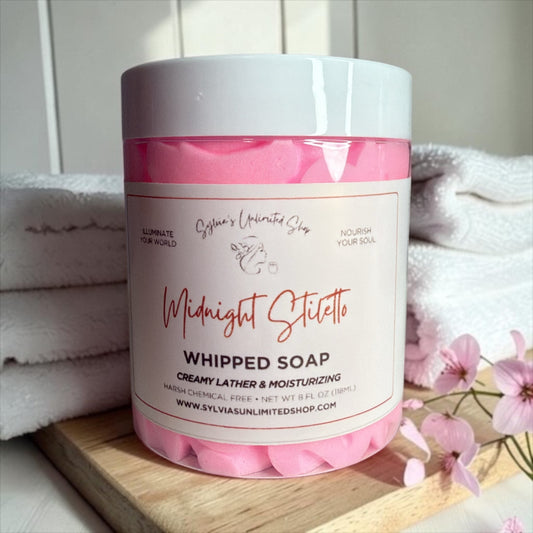 8oz. Midnight Stiletto Whipped Soap
