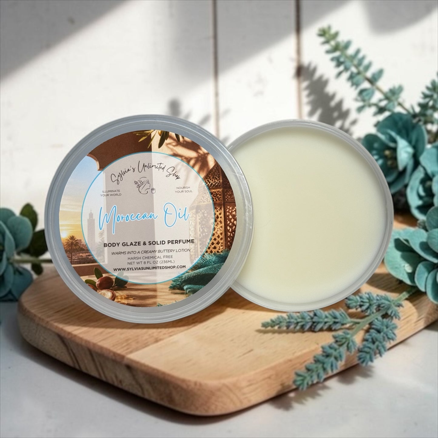 8oz. Moroccan Oil Body Glaze Tub