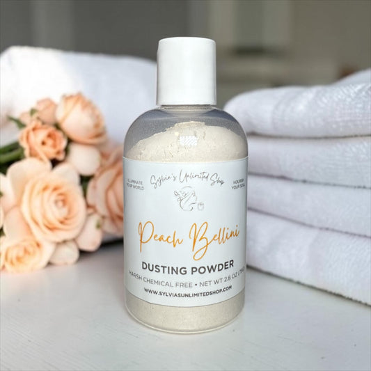 2.8oz. Peach Bellini Dusting Powder