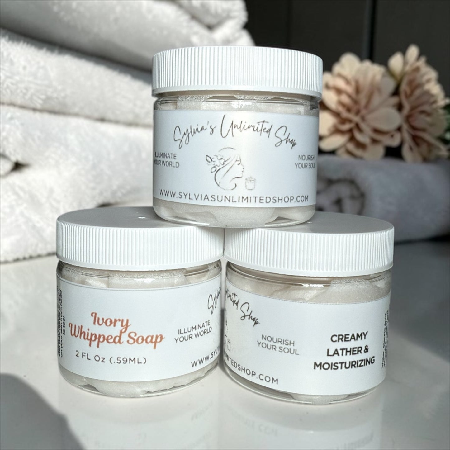 2oz. Ivory Whipped Soap