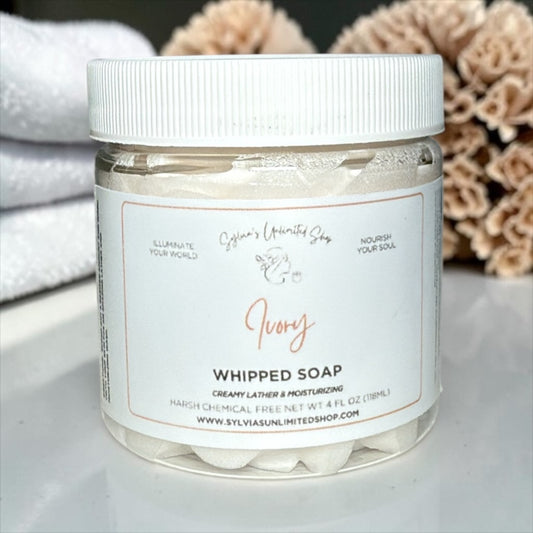 4oz. Ivory Whipped Soap