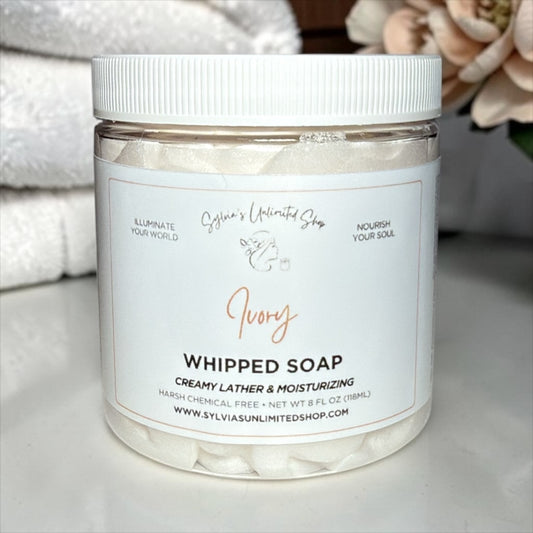 8oz. Ivory Whipped Soap