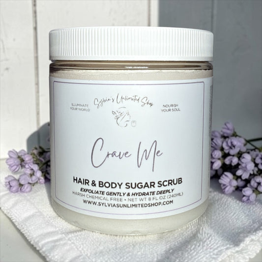 8oz. Crave Me Hair & Body Sugar Scrub