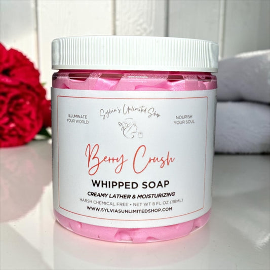 8oz. Berry Crush Whipped Soap