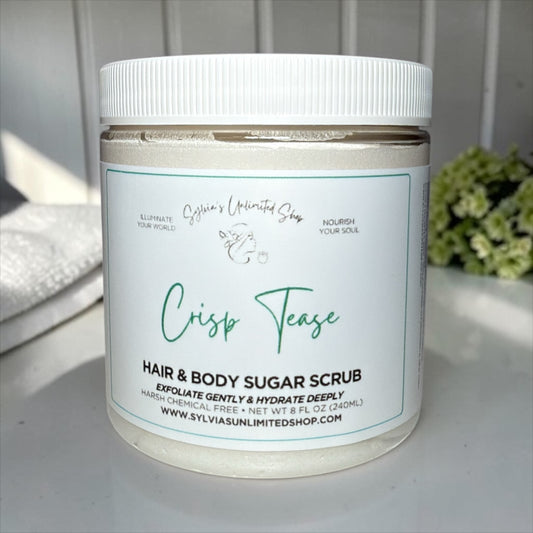 8oz. Crisp Tease Hair & Body Sugar Scrub