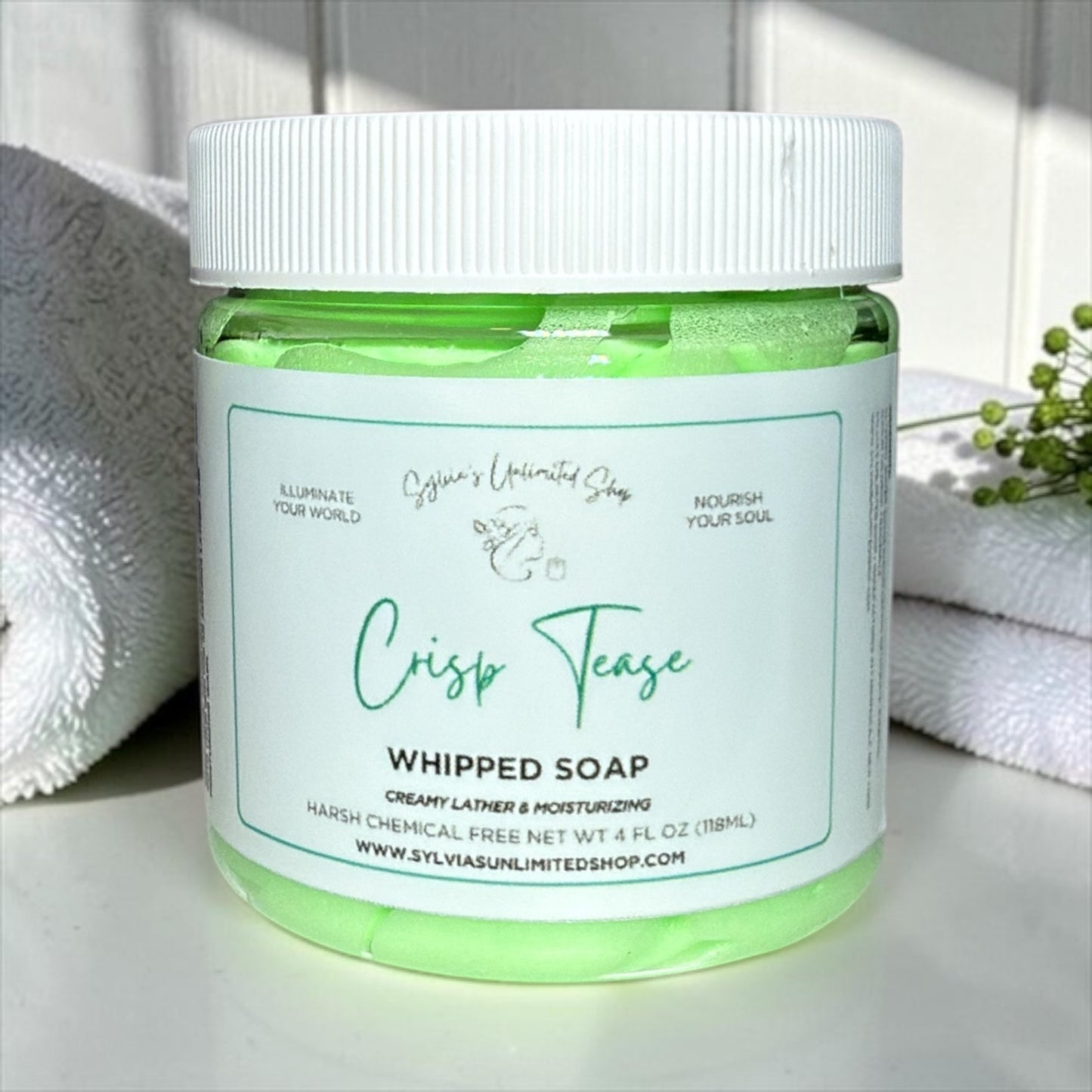 4oz. Crisp Tease Whipped Soap