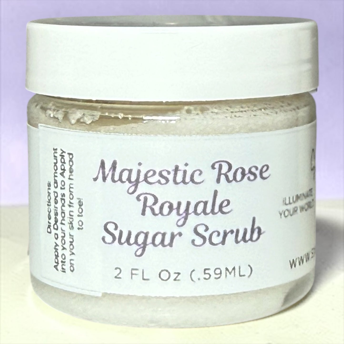 2oz. Majestic Rose Royale Sugar Scrub