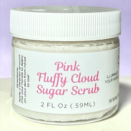 2oz. Pink Fluffy Cloud Sugar Scrub