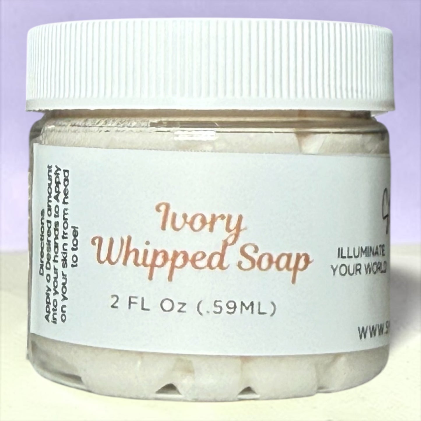 2oz. Ivory Whipped Soap