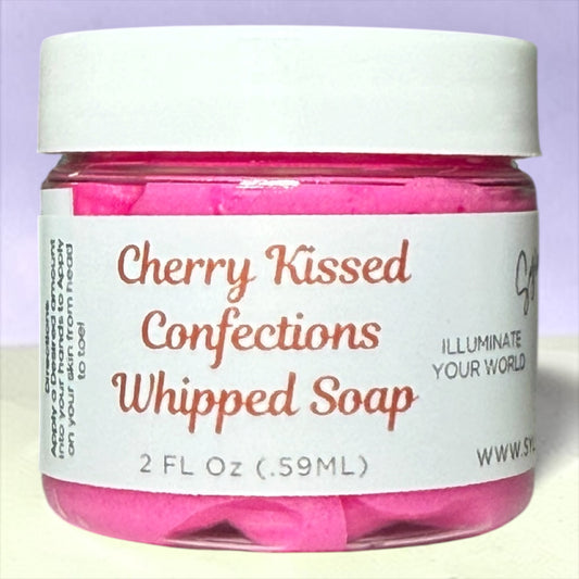 2oz. Cherry Kissed Confections Whipped Soap