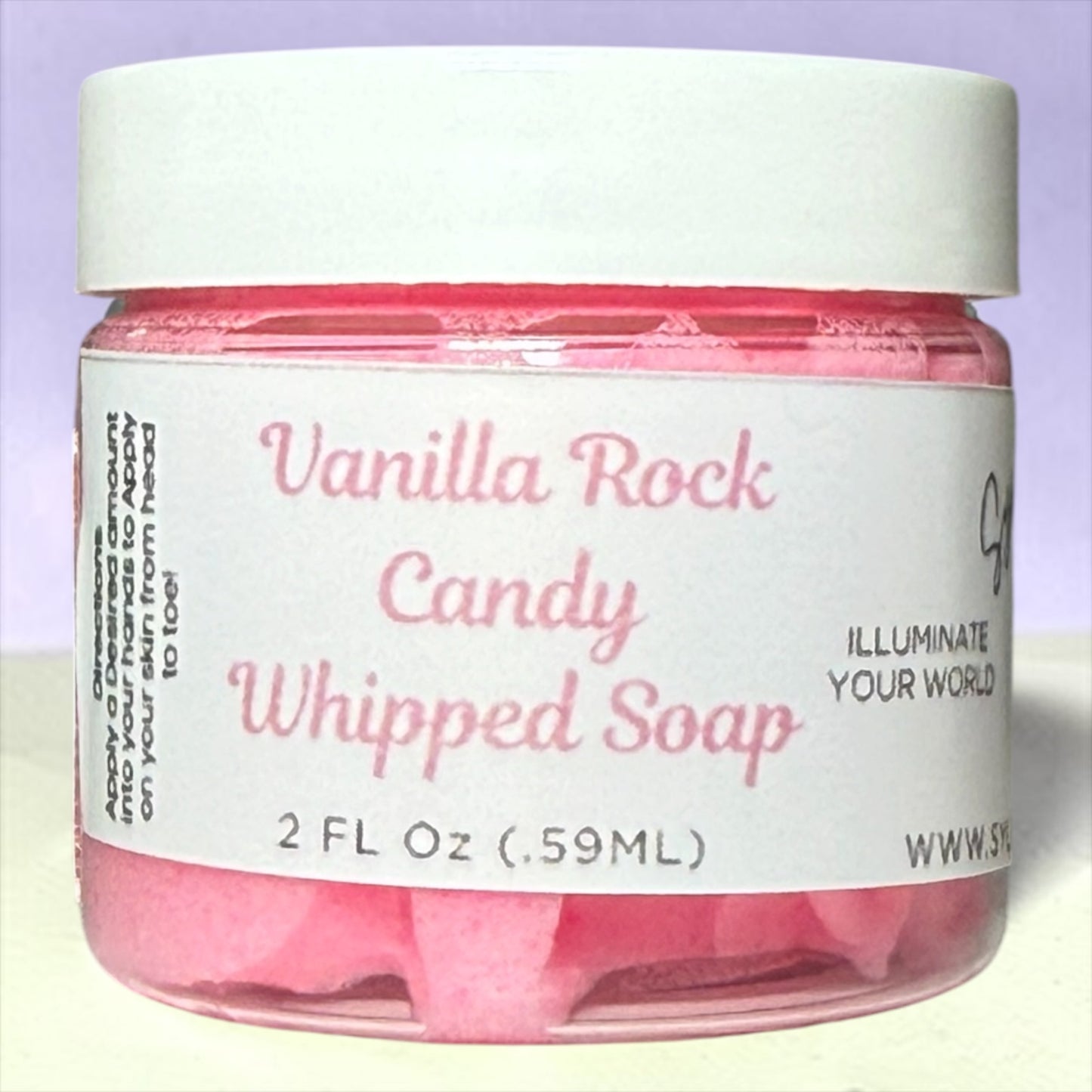 2oz. Vanilla Rock Candy Whipped Soap