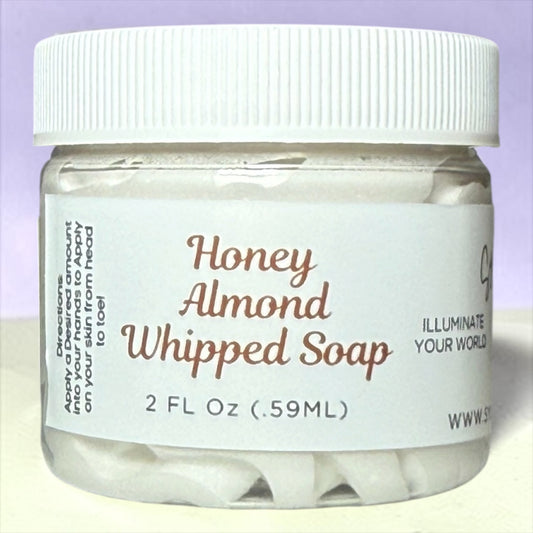 2oz. Honey Almond Whipped Soap