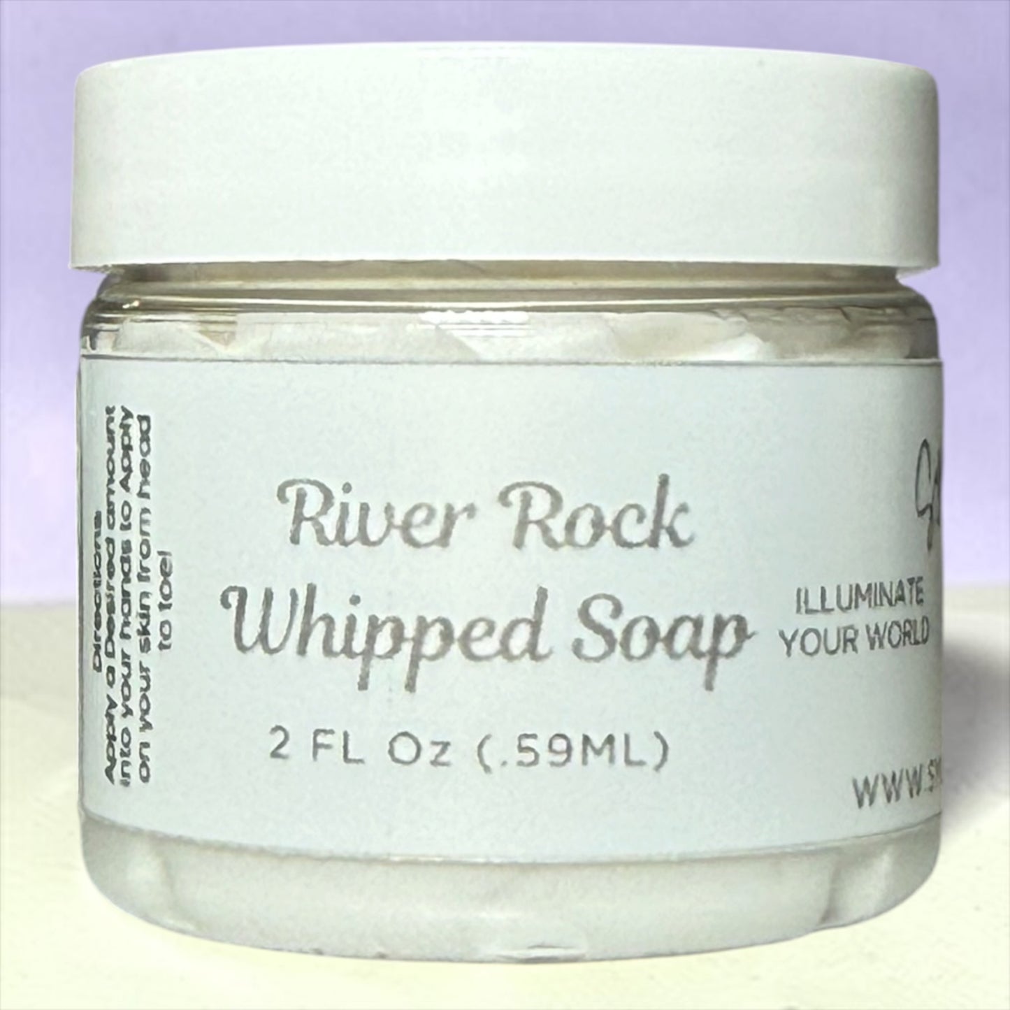 2oz. River Rock Whipped Soap