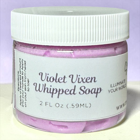 2oz. Violet Vixen Whipped Soap