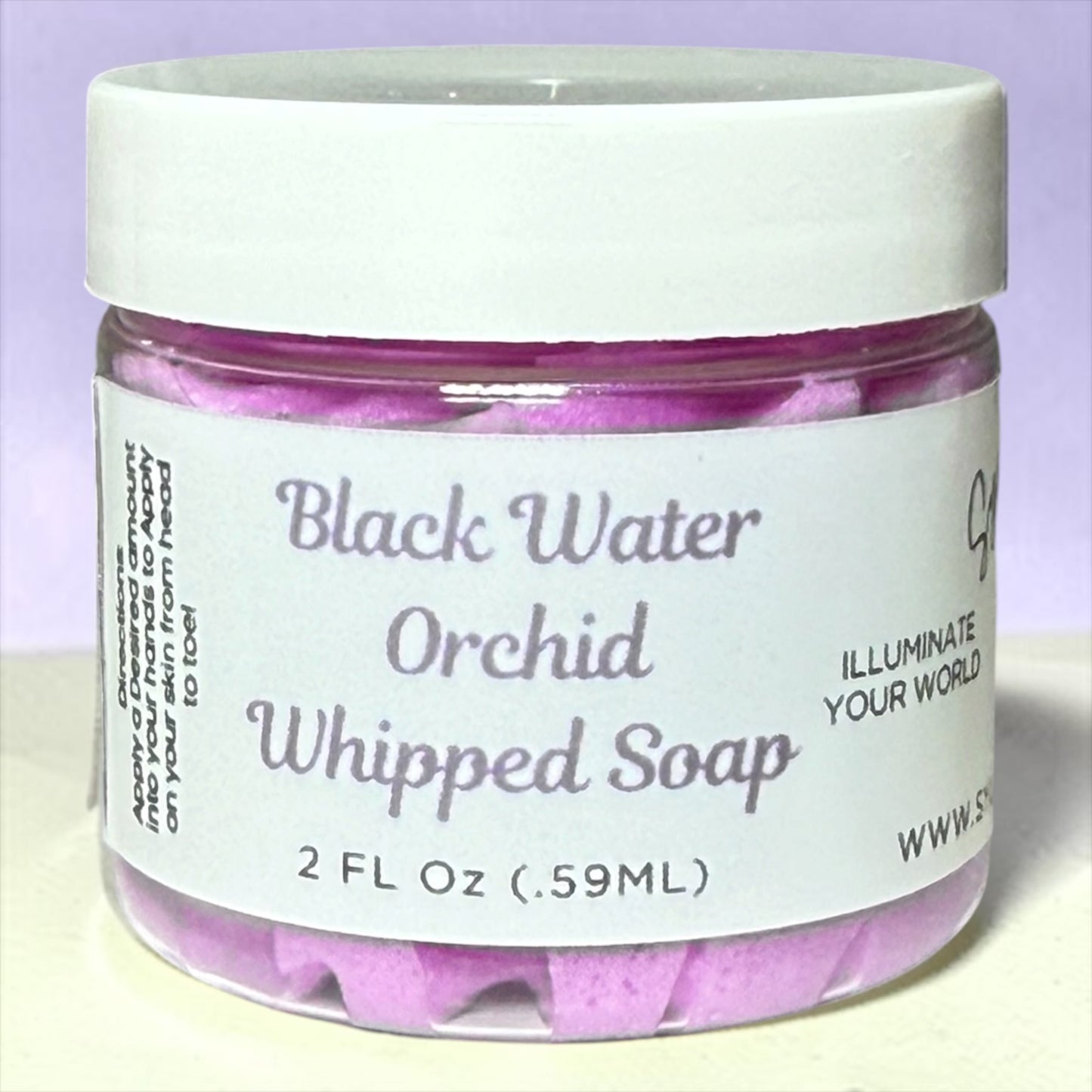 2oz. Black Water Orchid Whipped Soap