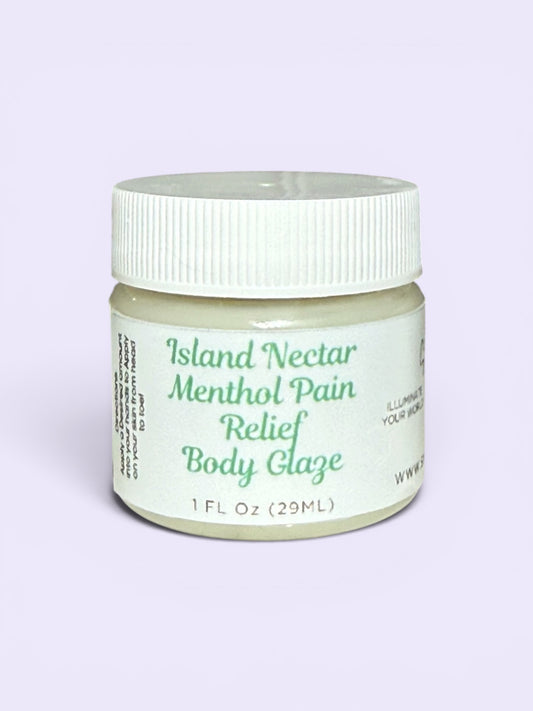 1oz. Island Nectar Menthol Pain Relief Body Glaze